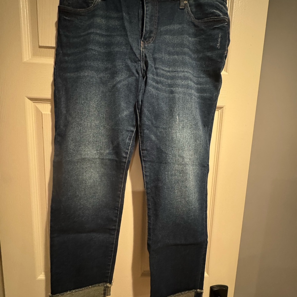 Kut from the Kloth Men's Dark Blue Straight Jeans